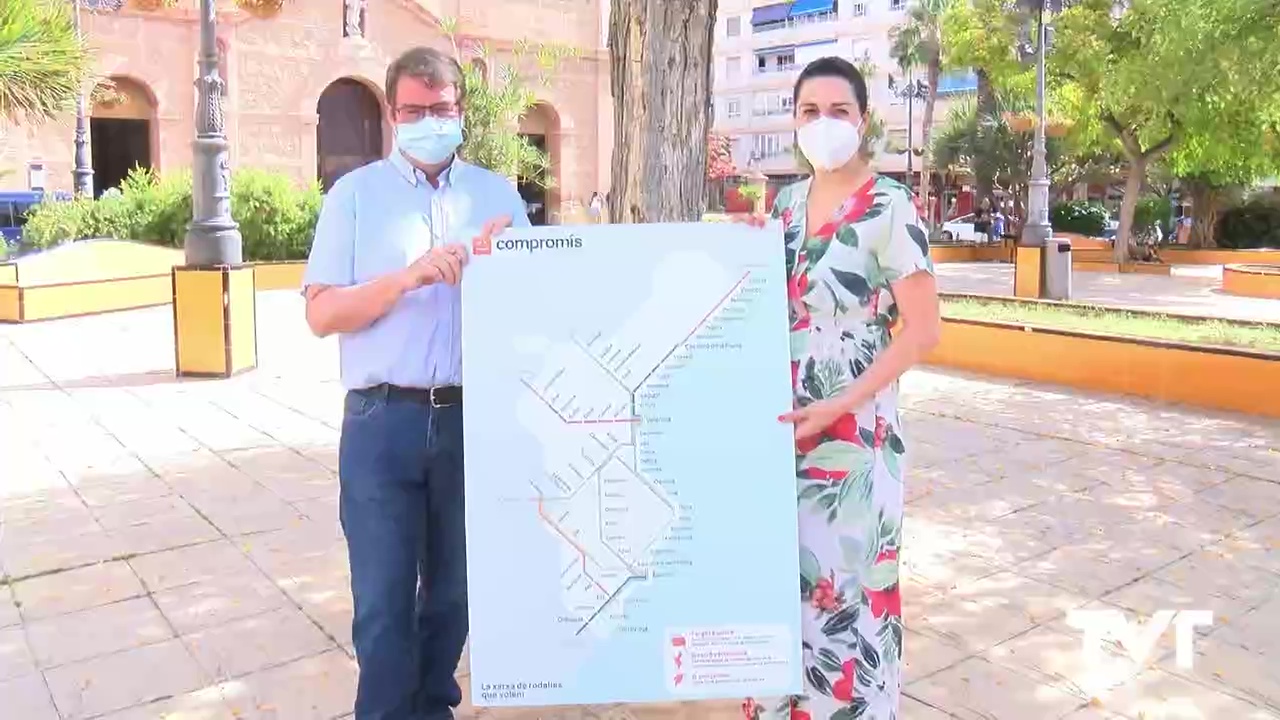 Imagen de Compromís presenta en Torrevieja su propuesta de red de trenes de cercanía para la Vega Baja