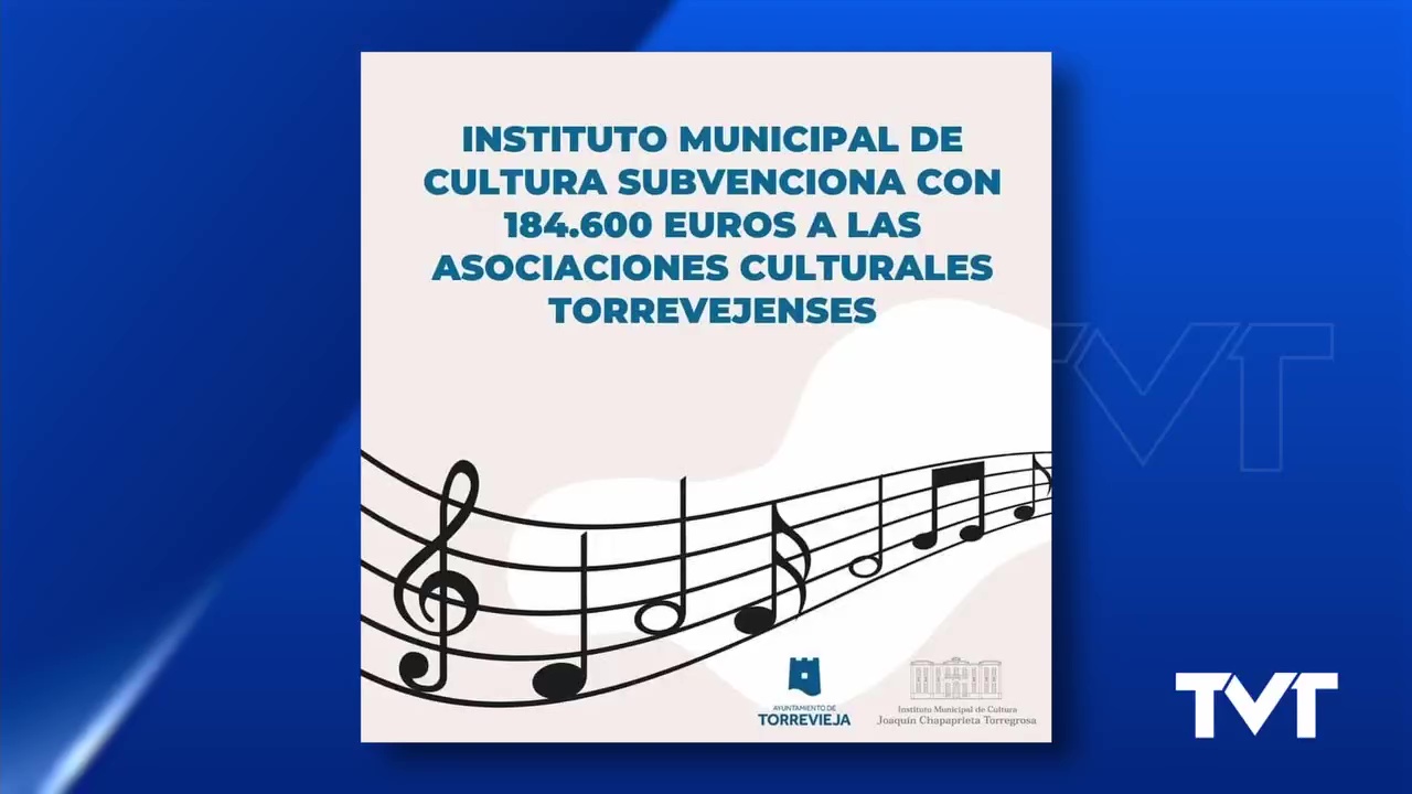 Imagen de El Instituto de Cultura subvenciona con 184.600 euros a las asociaciones culturales torrevejenses