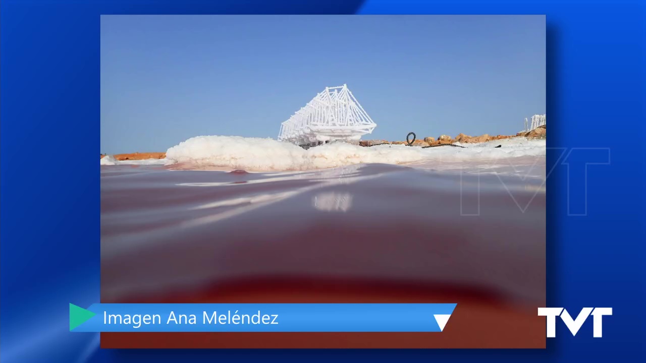 Imagen de Temporada de cuaje de barcos de sal en la laguna salinera de Torrevieja