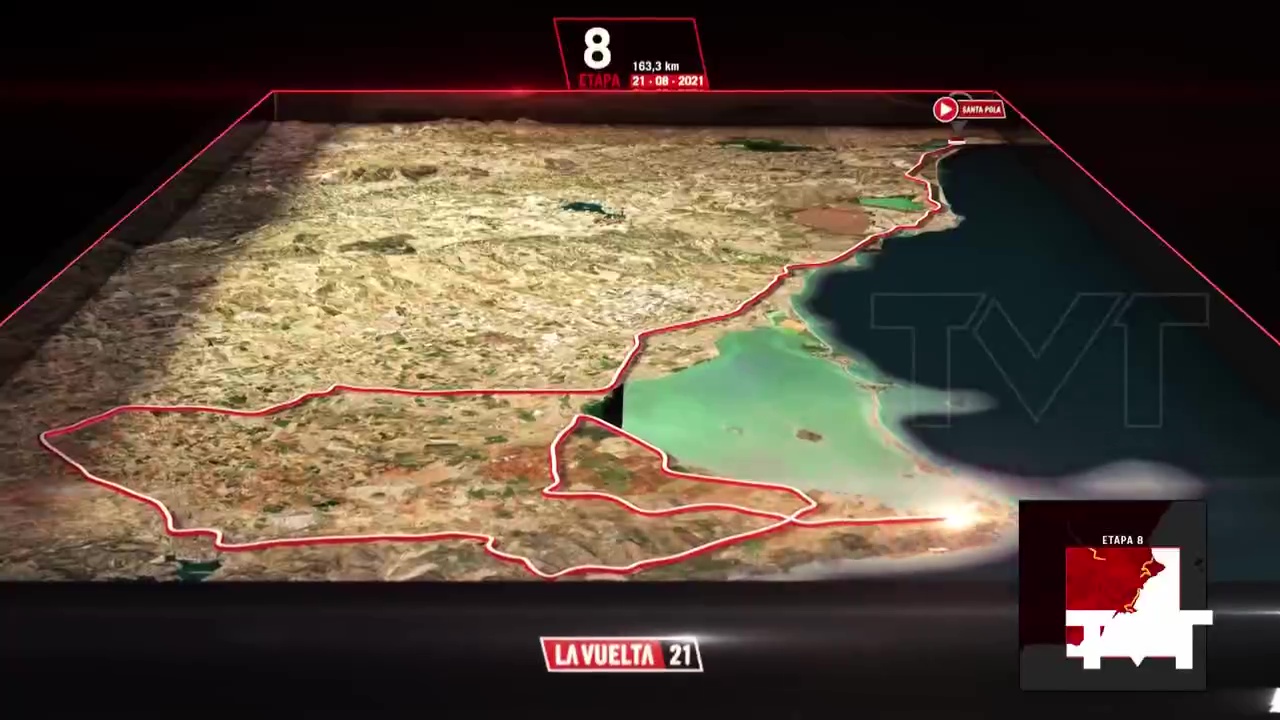 Imagen de La 8ª etapa de la Vuelta a España 2021 pasará por Torrevieja el 21 de agosto