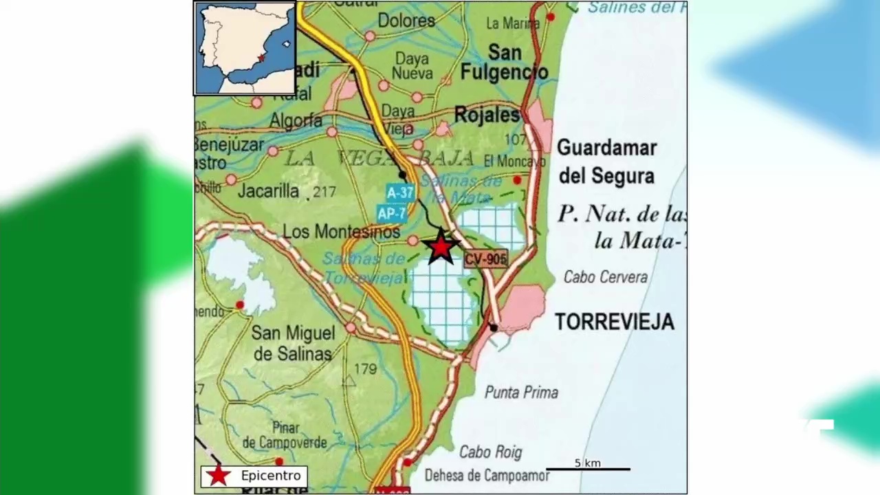 Imagen de Terremoto de magnitud 1,8 en la laguna salada de Torrevieja