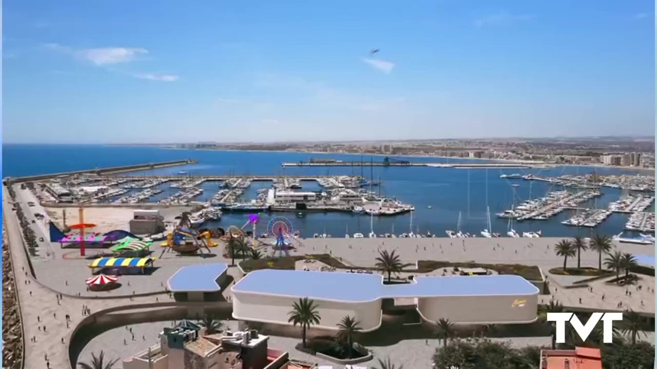 Imagen de GV da el visto bueno al proyecto de construcción de una zona de ocio en el puerto de Torrevieja