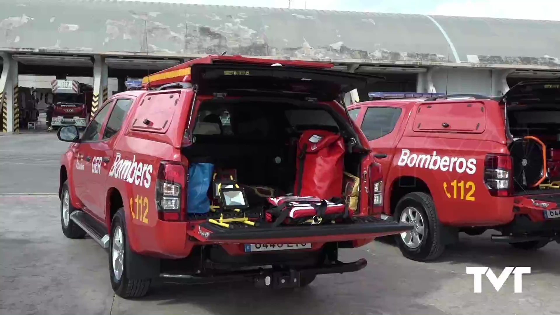 Imagen de Once nuevas pickups para los bomberos destinadas a labores de rescate y salvamento