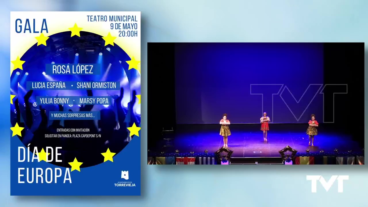 Imagen de Torrevieja acogerá el 9 de mayo la Gala del Día de Europa con Rosa López