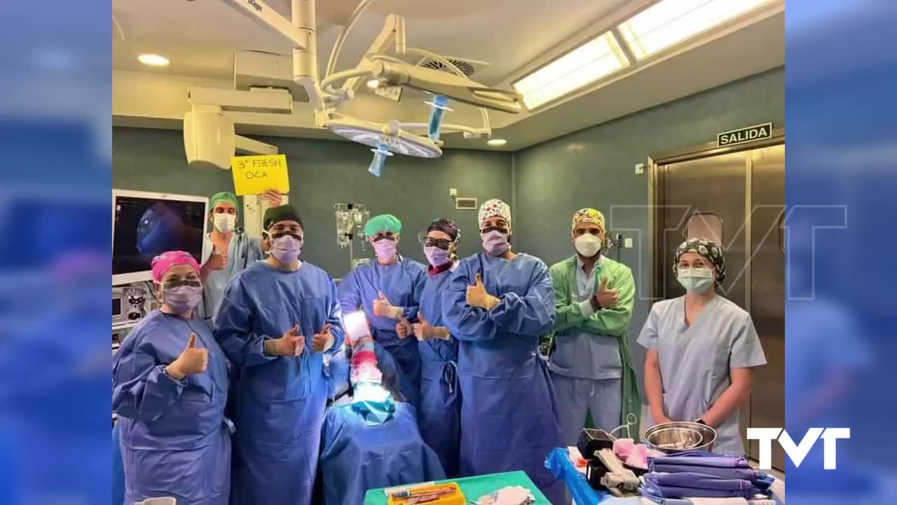 Imagen de El Hospital de Torrevieja realiza un trasplante de aloinjerto de hueso y cartílago