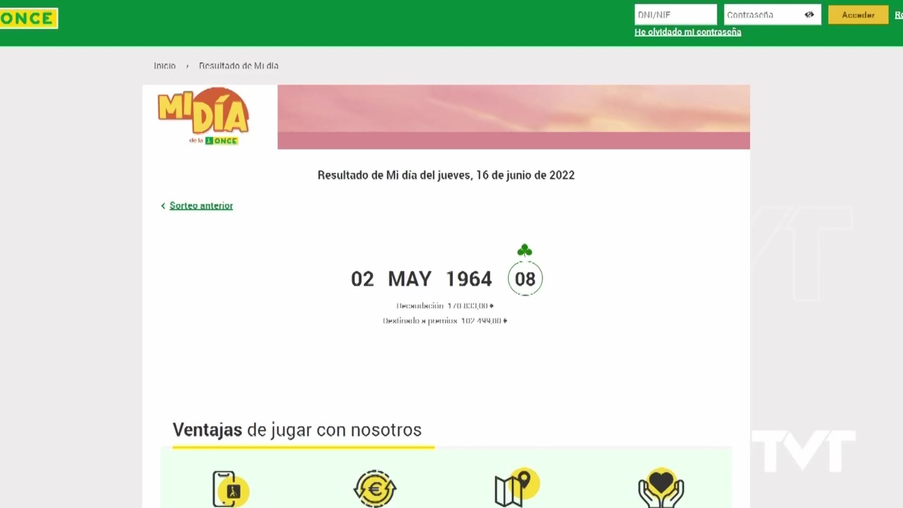 Imagen de «Mi día» de la ONCE reparte más de 5.000 euros entre Torrevieja y Denia
