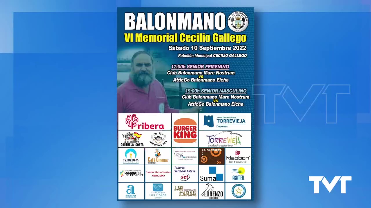 Imagen de El sábado 10 de septiembre será celebrado el VI memorial de balonmano Cecilio Gallego