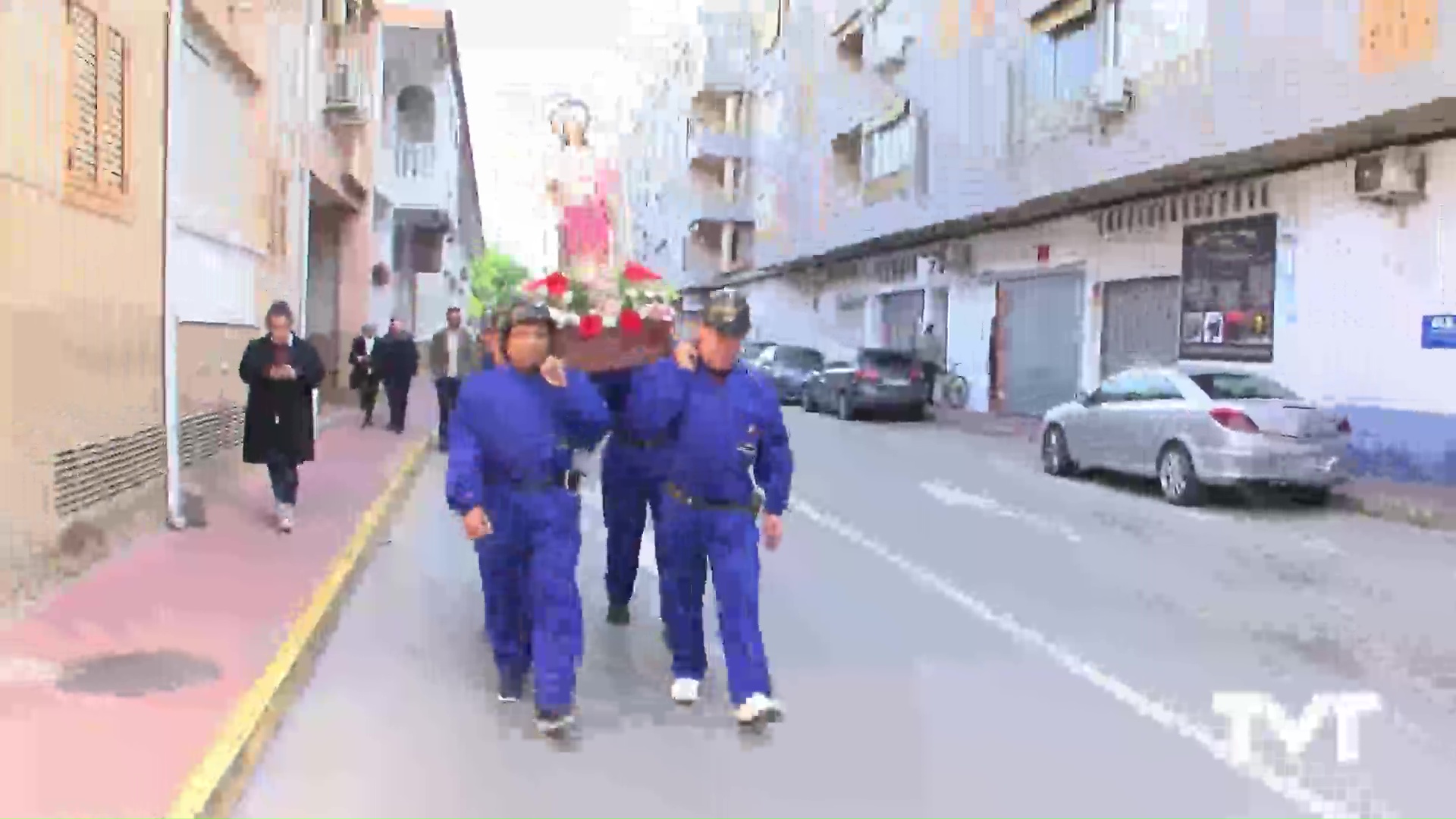 Imagen de Los asturianos celebran en Torrevieja una procesión en honor a Santa Bárbara