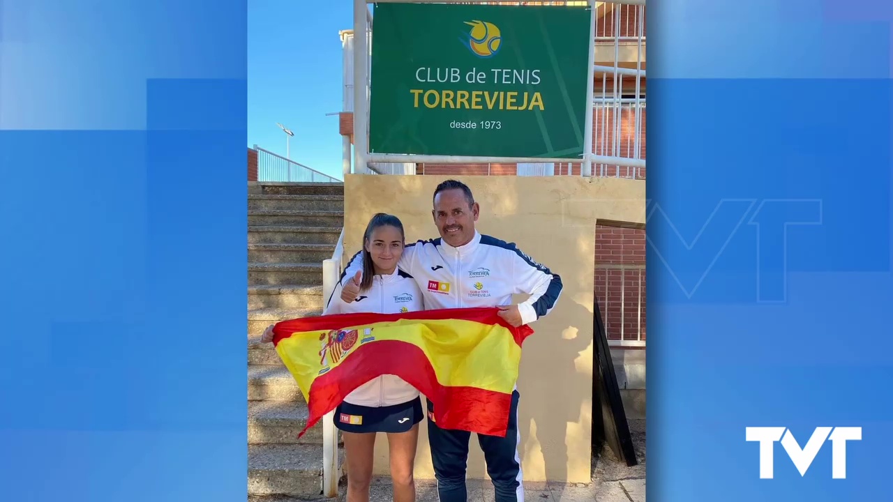 Imagen de Charo Esquiva y David Pérez del Club de Tenis Torrevieja convocados para el campeonato de Europa