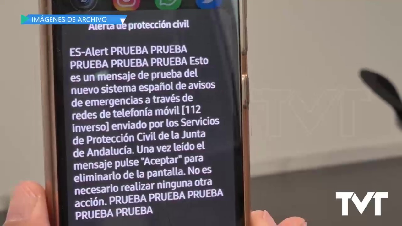 Imagen de El sistema de avisos a la población ante emergencias, operativo desde el 22 de febrero en toda España