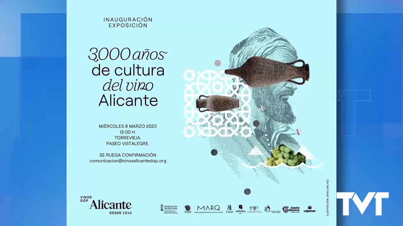 Imagen de Torrevieja, nueva plaza de la expo «3000 años de cultura del vino Alicante»