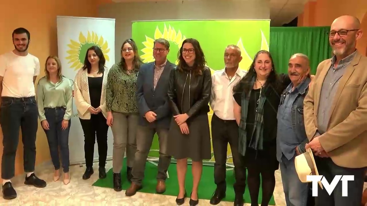 Imagen de Los Verdes presentan a las personas que ocuparán los primeros puesto de su candidatura