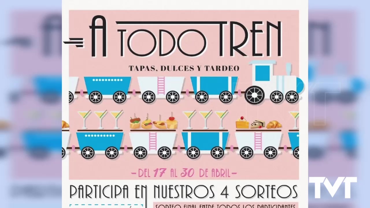 Imagen de Del 17 al 30 de abril se celebra la 1ª edición de A TODO TREN que aúna tapas, dulces y tardeo