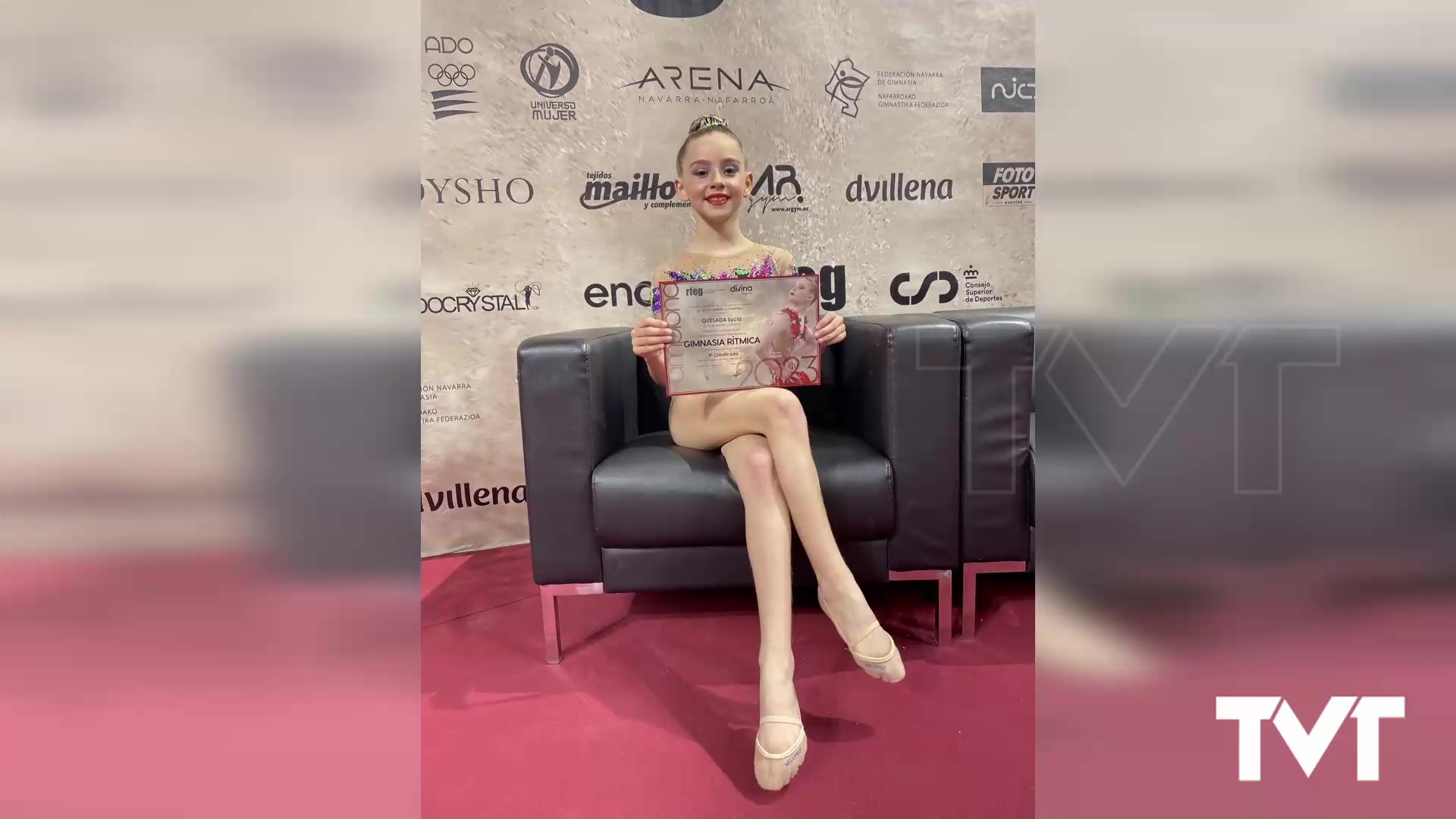 Imagen de La gimnasta Lucía Guillén logra la 4º plaza en el Campeonato de España Base Individual
