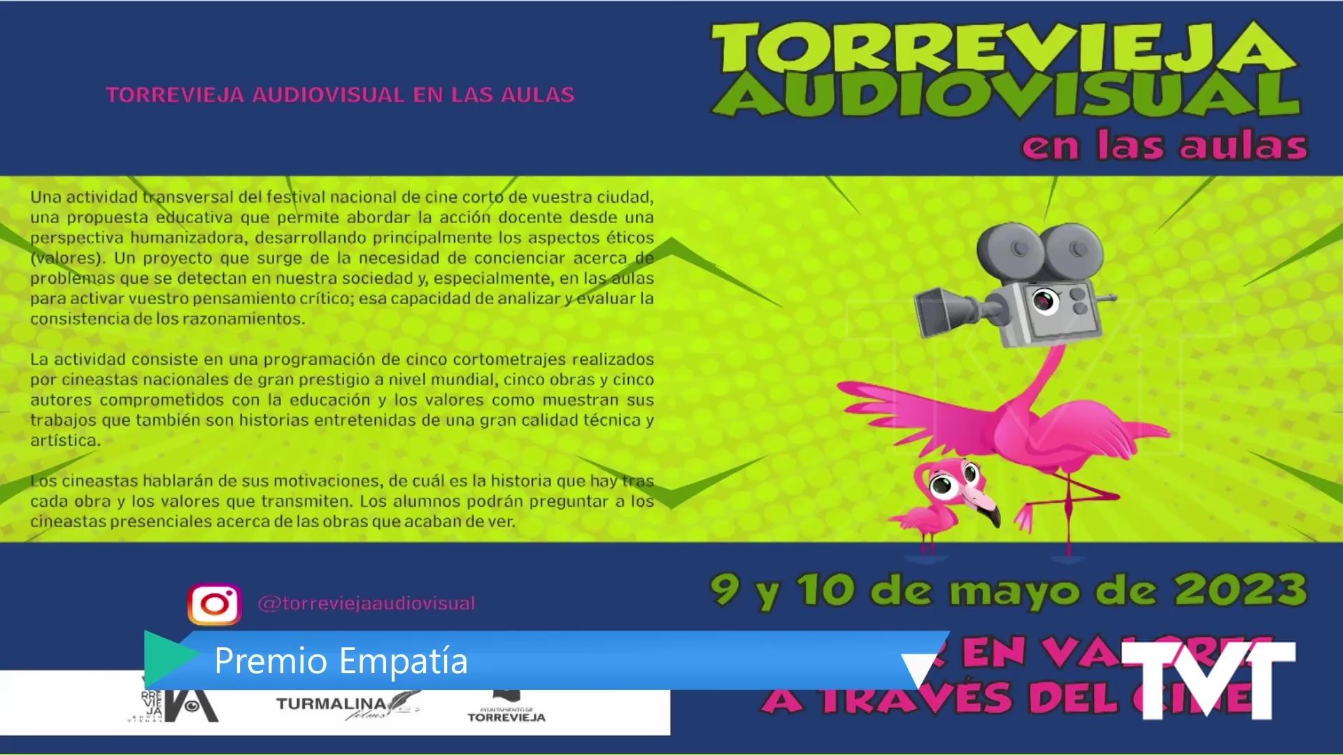 Imagen de Torrevieja Audiovisual en las aulas para educar en valores a través del cine
