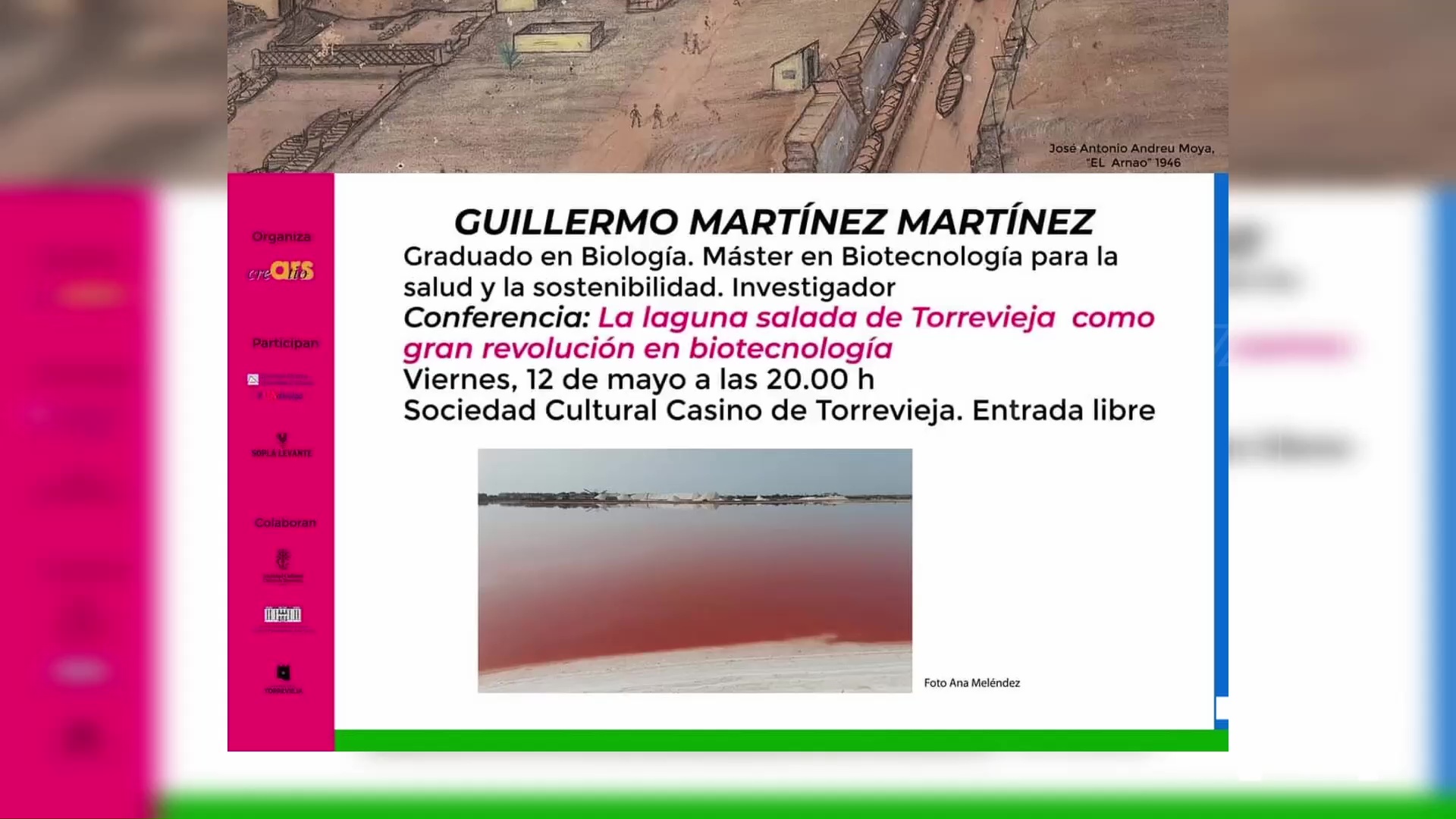 Imagen de La laguna salada de Torrevieja como gran revolución en biotecnología