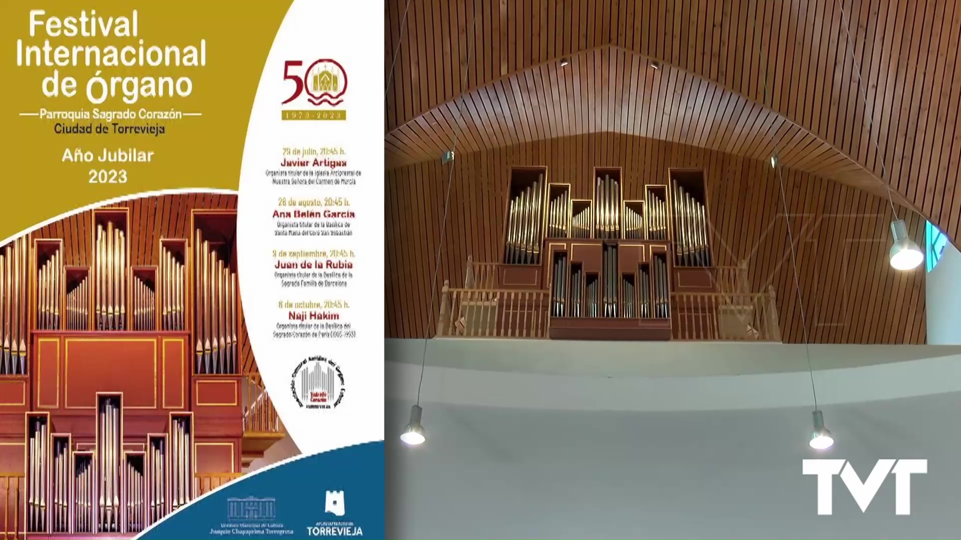 Imagen de El Sagrado Corazón acogerá el Festival Internacional de órgano del 29 de julio al 6 de octubre