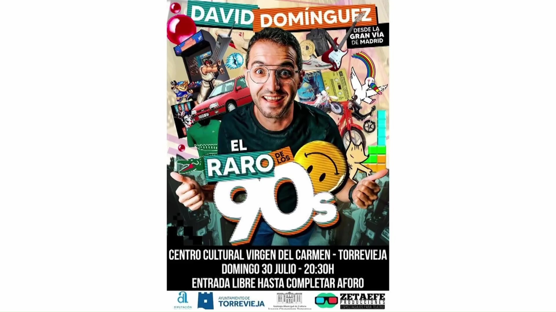 Imagen de El humorista David Domínguez llega con sus monólogos el 30 de julio a Torrevieja