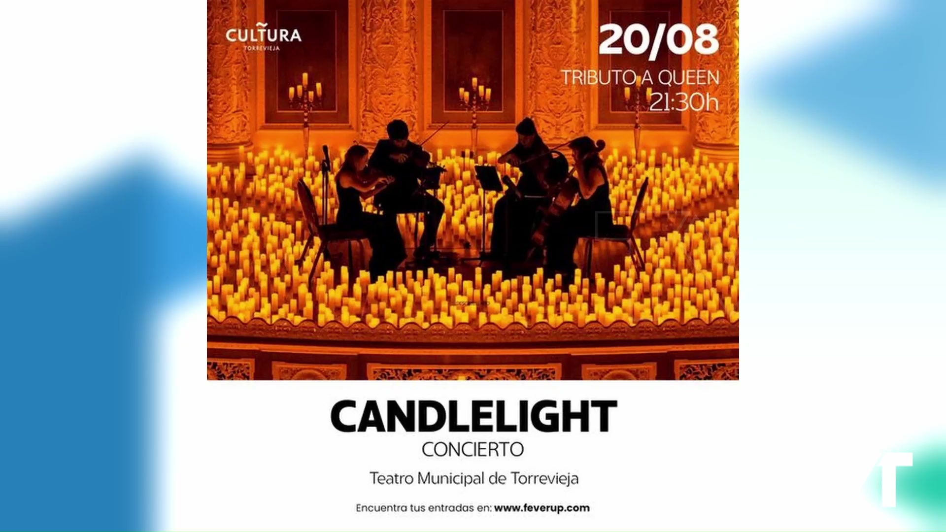 Imagen de Nuevo CandleLight en Torrevieja con un tributo a Queen