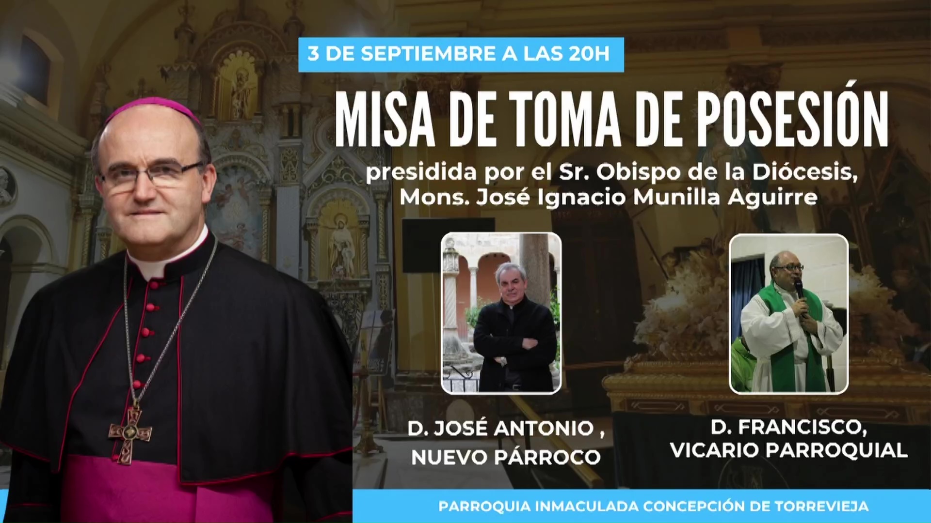 Imagen de José Antonio Gea toma posesión como nuevo párroco de La Inmaculada el 3 de septiembre