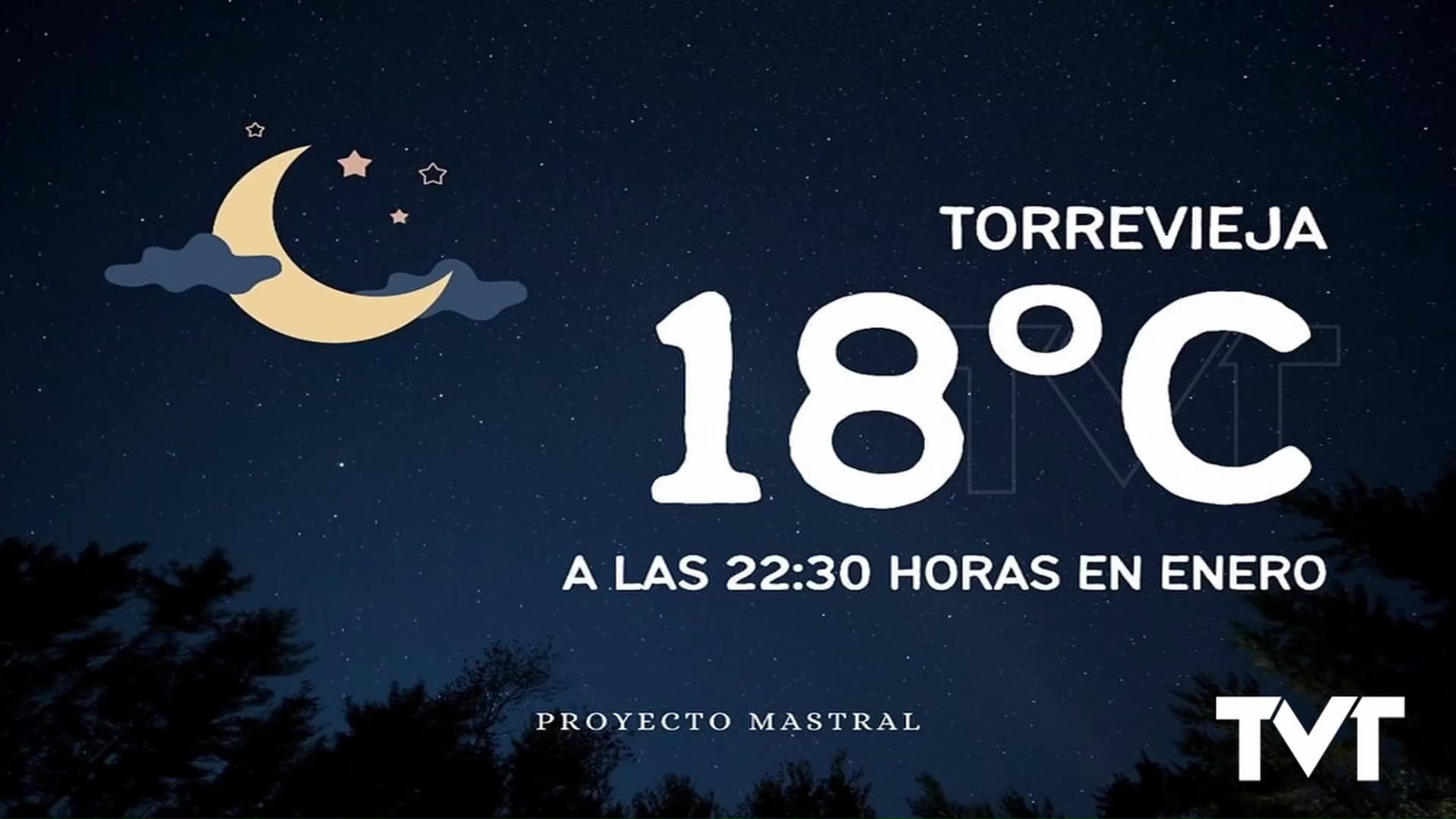 Imagen de Noche con 18 grados de temperatura en Torrevieja, poco acorde a la época invernal 