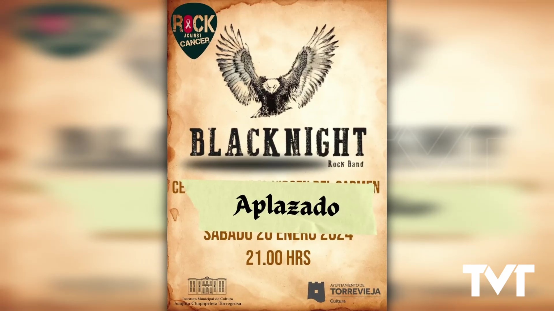 Imagen de Aplazado el concierto de Blacknight 