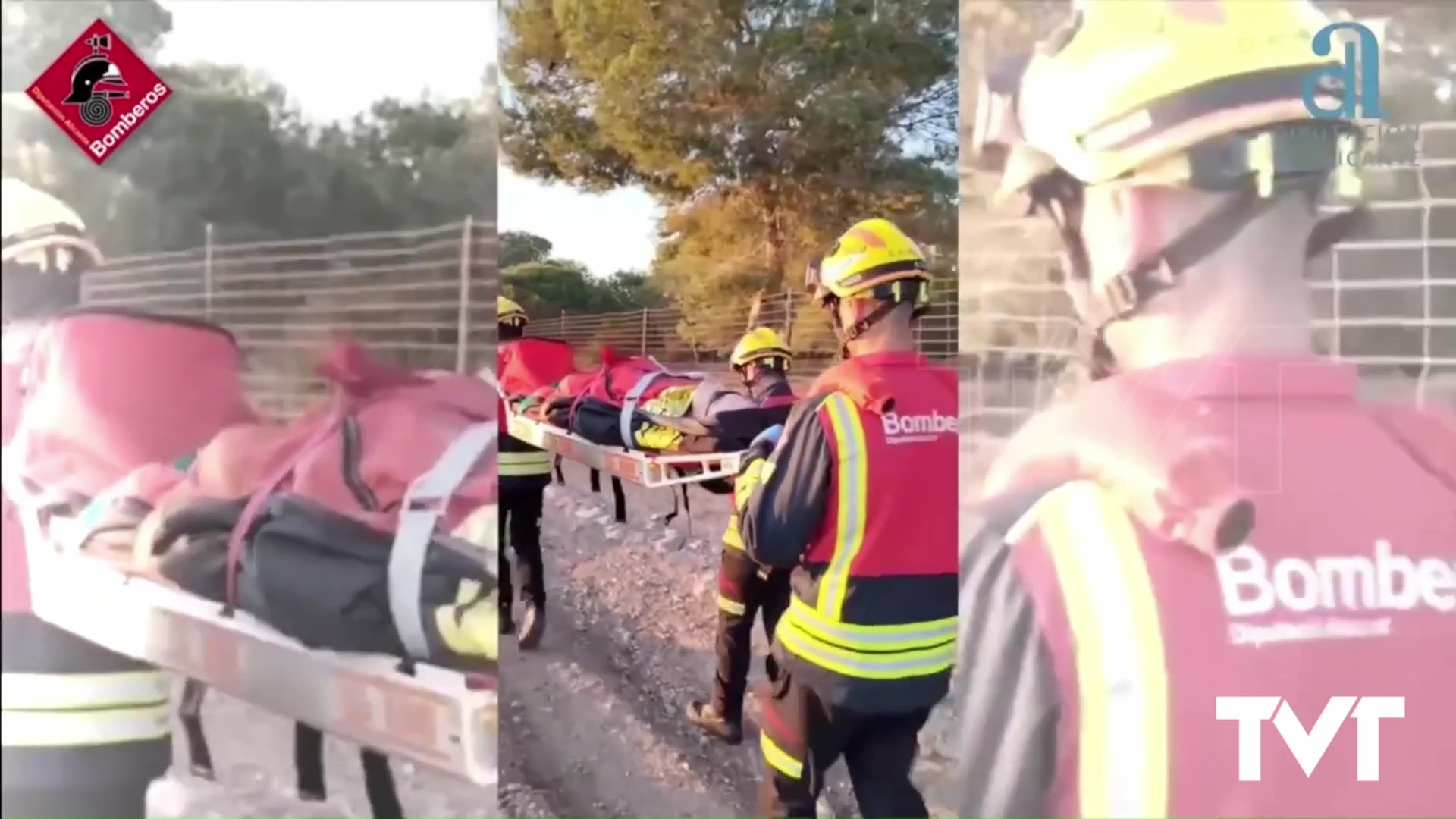 Imagen de Los bomberos de Torrevieja rescatan a un senderista que se había lesionado en el Parque Natural 