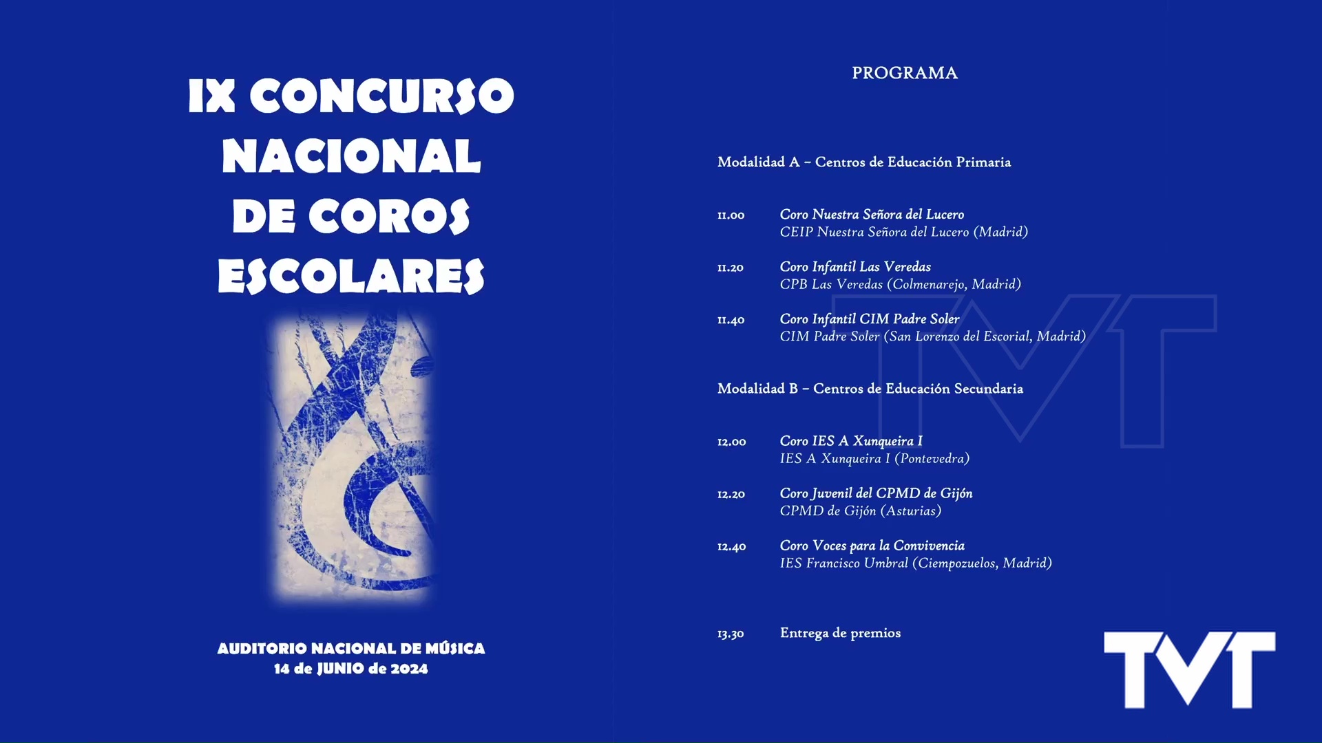 Imagen de «En cada nota...», de los torrevejenses Aurelio Martínez y Amparo Cos, obra obligada del Concurso Nacional de coros escolares del Ministerio de Eduación