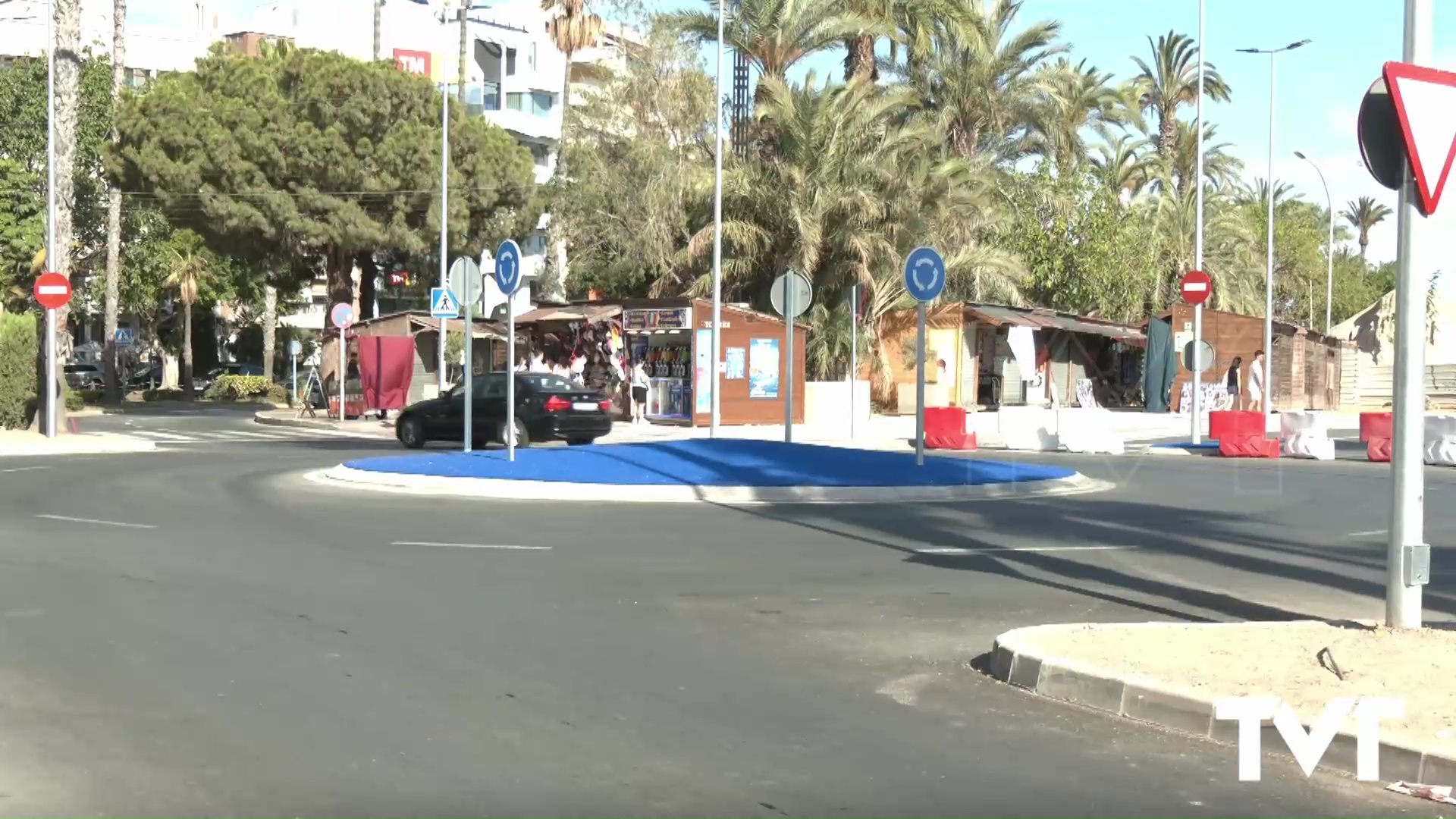 Imagen de Concluidas las obras de la rotonda provisional del Paseo de la Libertad 