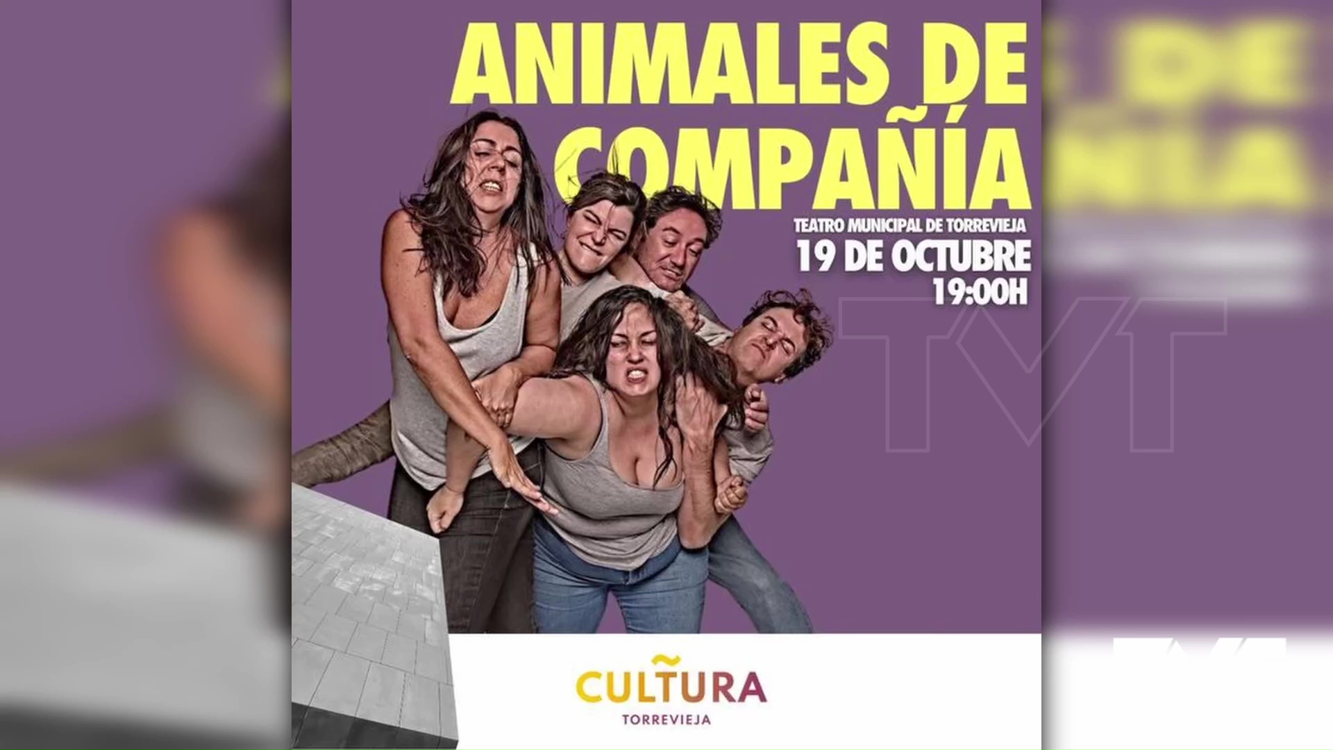 Imagen de La obra teatral ANIMALES DE COMPAÑÍA llegará al teatro de Torrevieja el 19 de octubre 