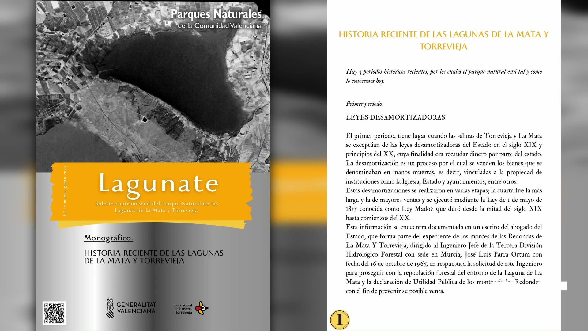 Imagen de El boletín cuatrimestral «Lagunate» dedica un monográfico a la historia de las Lagunas de la Mata y Torrevieja 