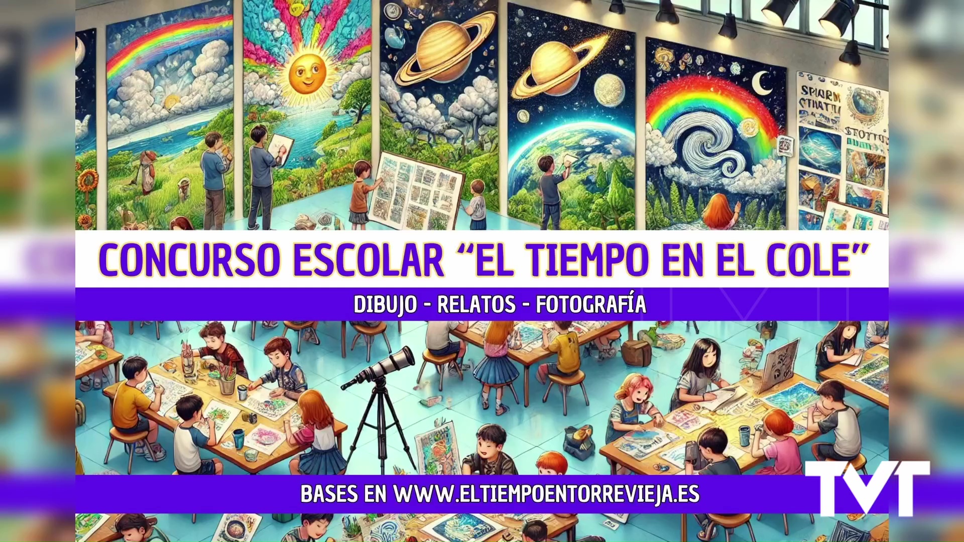 Imagen de El 28 de febrero termina el plazo para presentar trabajos a los concursos de dibujo, relatos y fotografía de «El tiempo en el cole»