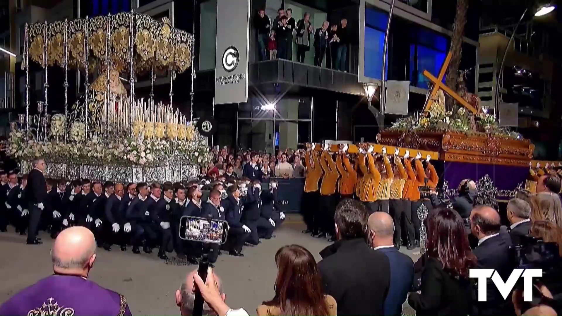 Imagen de Emotiva procesión de Miércoles Santo con el Encuentro en la Vía Dolorosa 