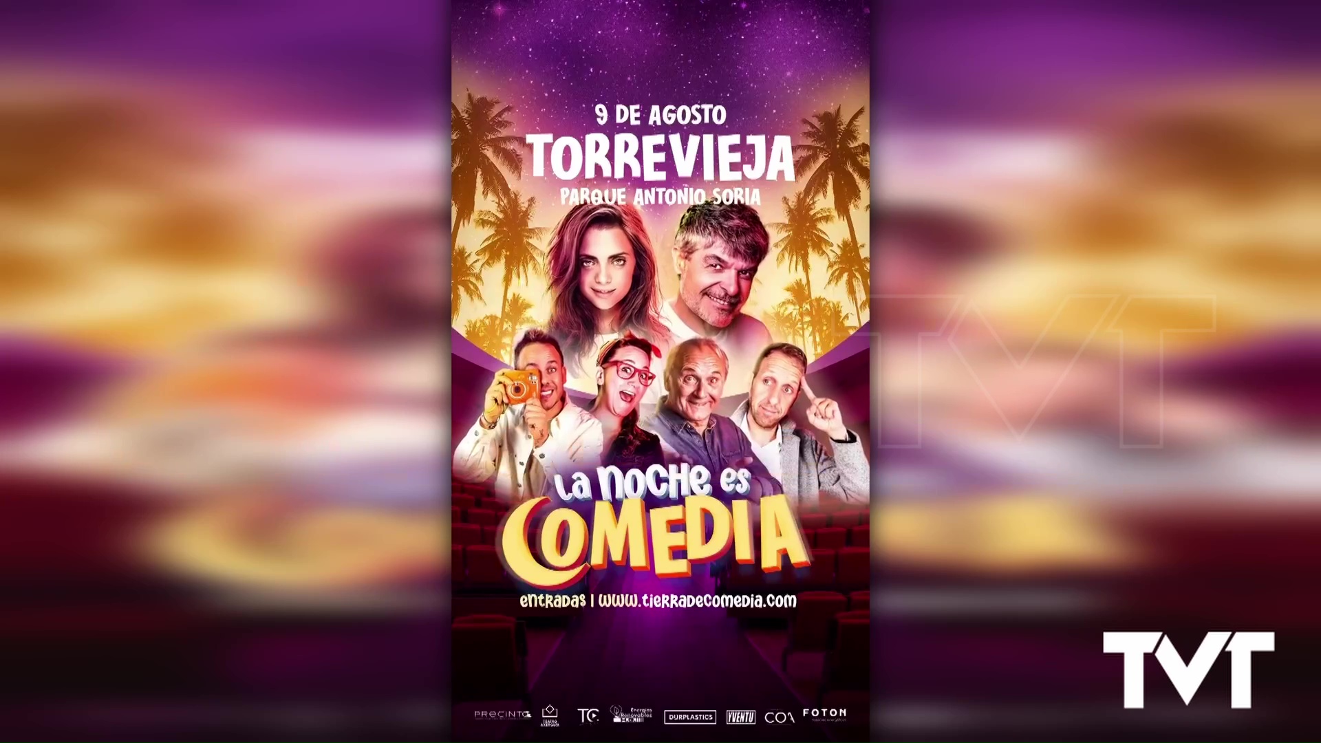 Imagen de Llega a Torrevieja « La noche es comedia». Será el 9 de agosto 