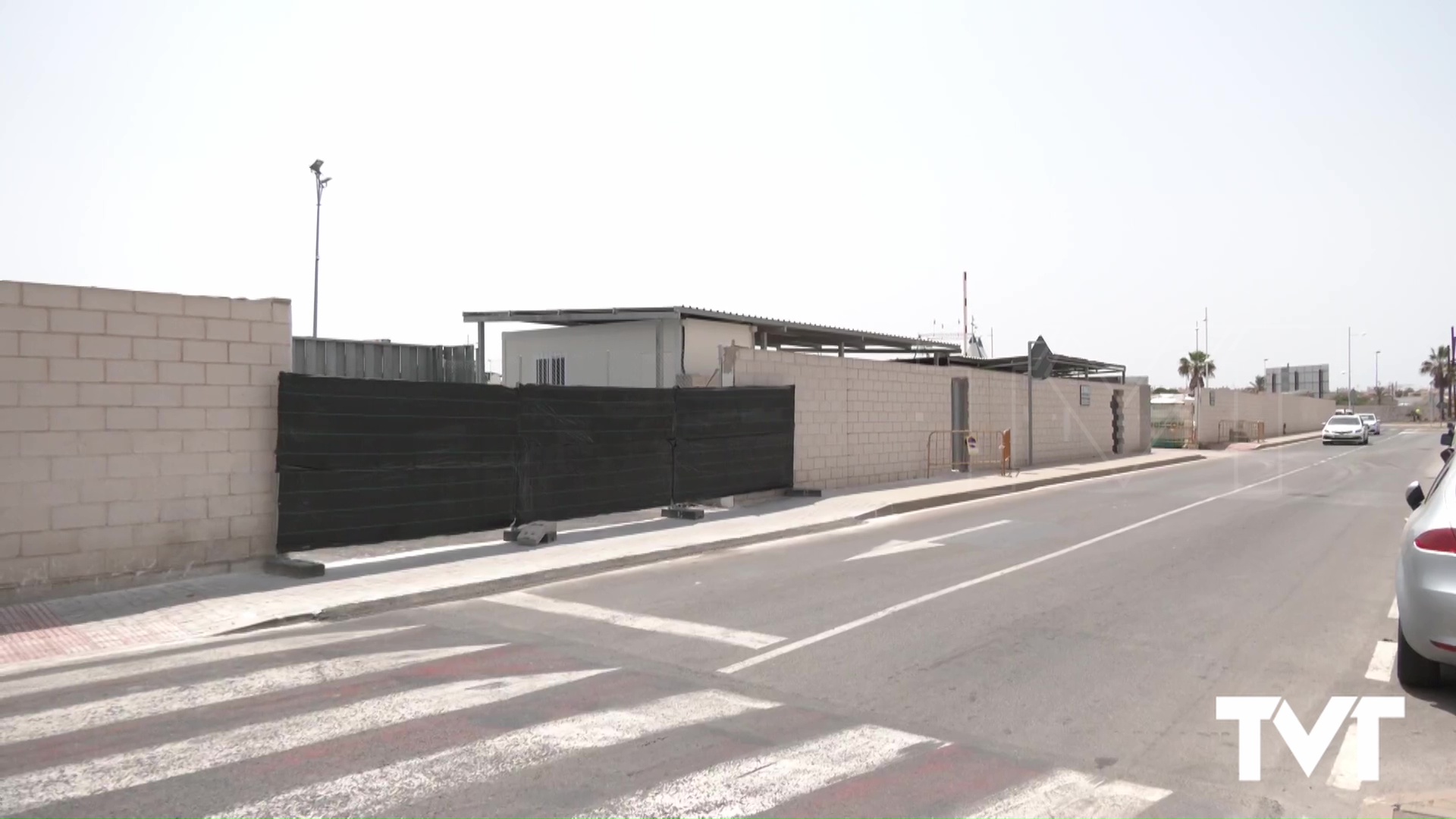 Imagen de El acceso al nuevo depósito municipal de vehículos obligado a ser adaptado para que puedan continuar las obras del albergue de animales 