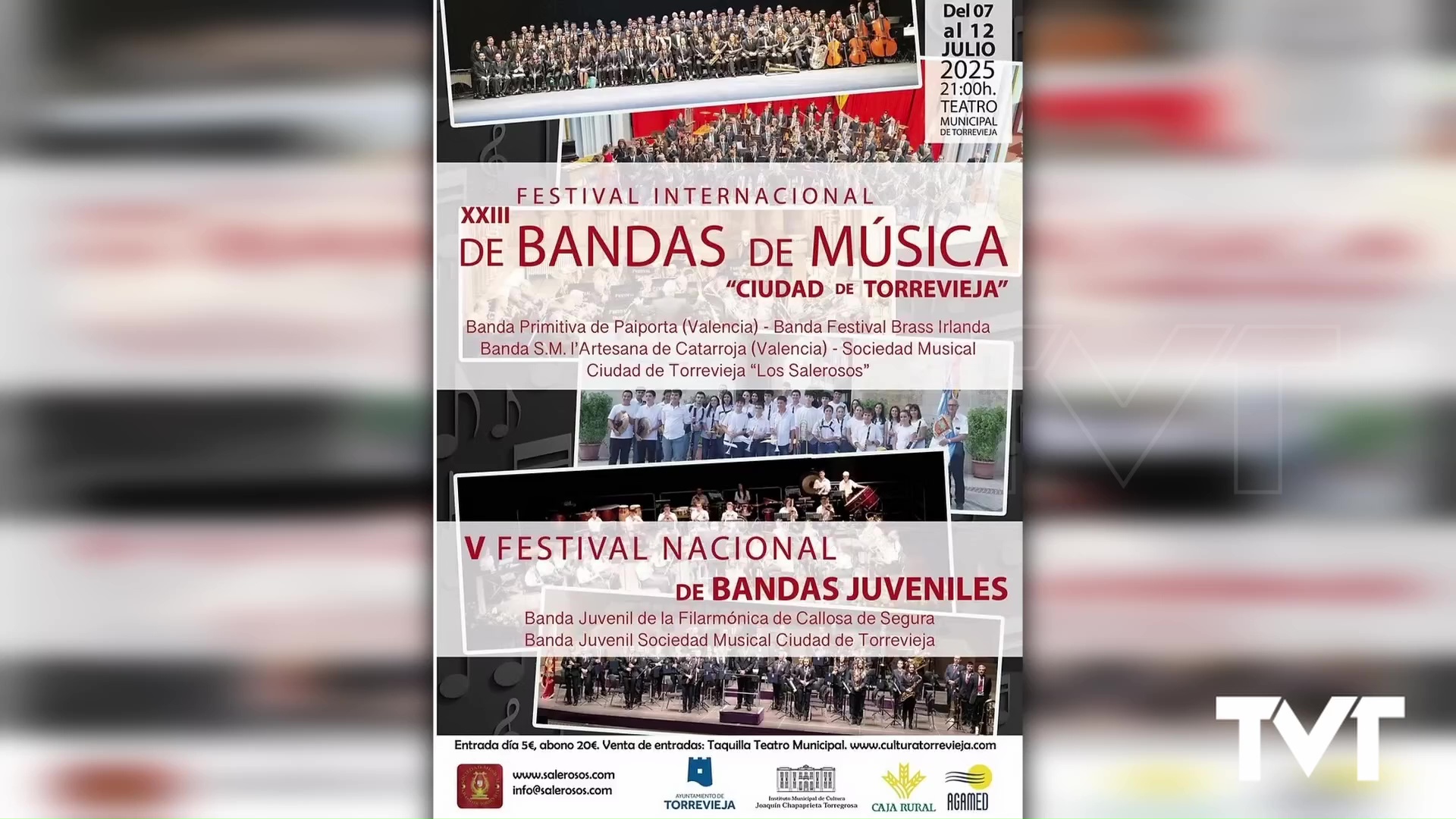 Imagen de Todo a punto para el inicio del vigésimo tercer Festival Internacional de bandas de música «Ciudad de Torrevieja»