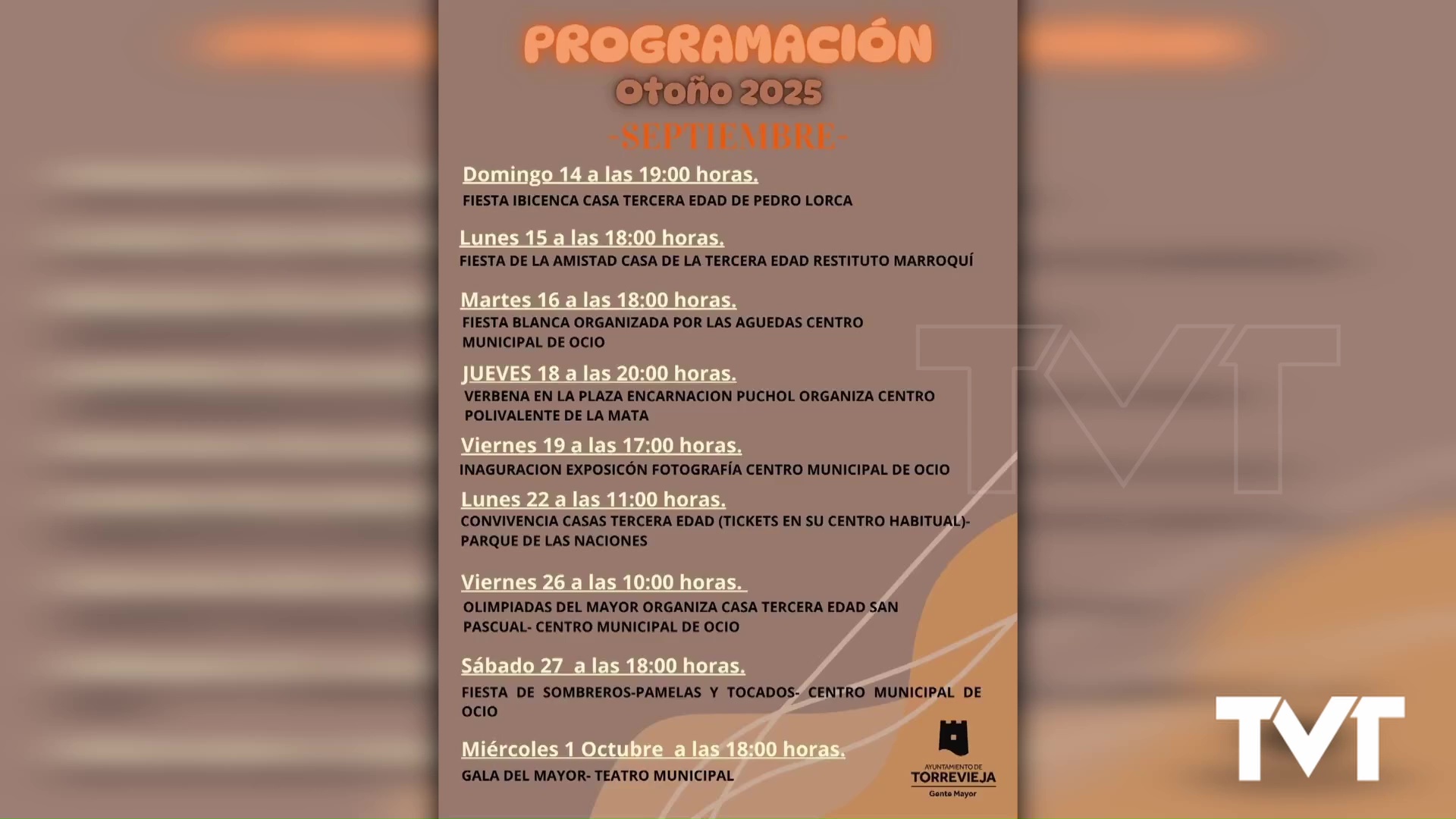 Imagen de Nuevo programa de actividades para nuestros mayores «Otoño 2025»  