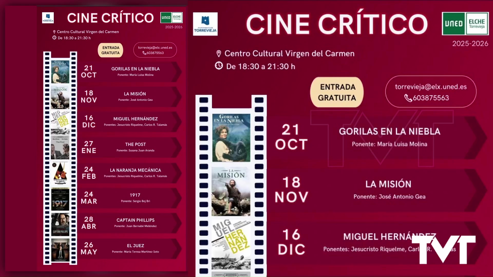 Imagen de UNED Torrevieja programa un nuevo ciclo de Cine Crítico para el curso 2025/2026 y la puesta en marcha de una biblioteca inteligente que llega a los 7000 volúmenes