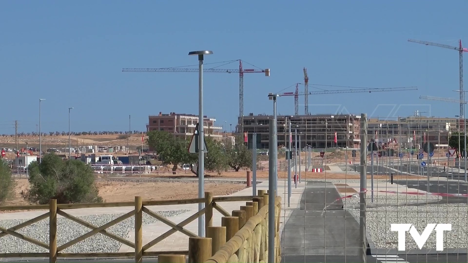 Imagen de Recepcionadas, con condicionantes, las obras de la Fase 1 de la urbanización sector 20 La Hoya 