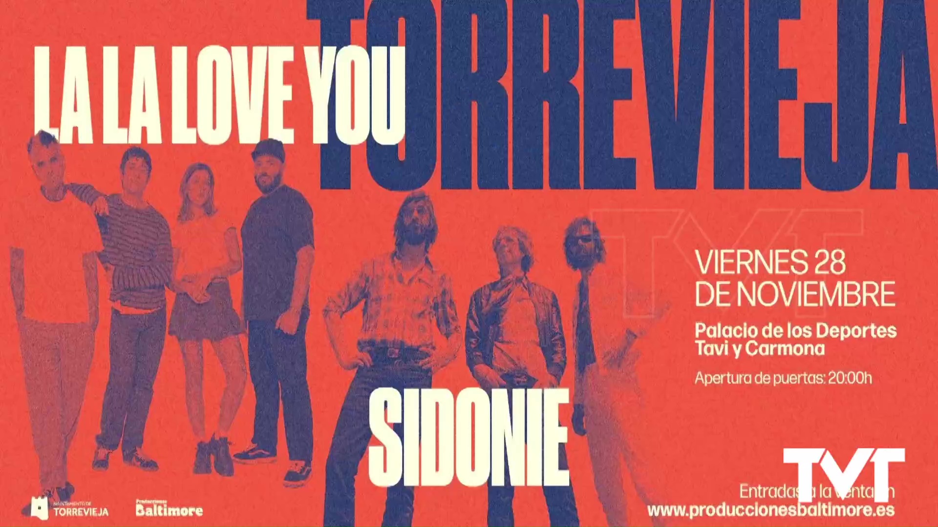 Imagen de Torrevieja vibrará con Sidonie y La La Love You en el concierto estrella de las fiestas patronales