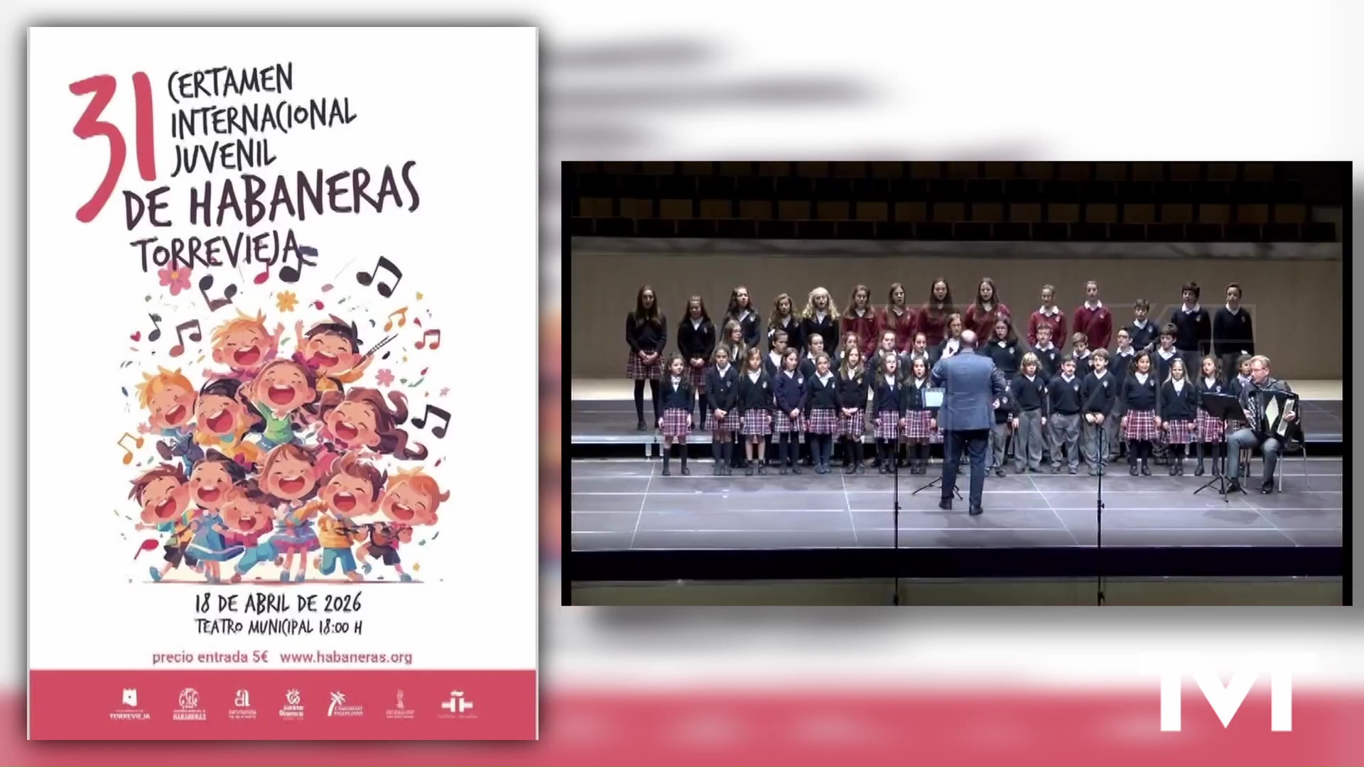 Imagen de El 18 de abril de 2026 se celebrará la XXXI edición del Certamen juvenil internacional de habaneras