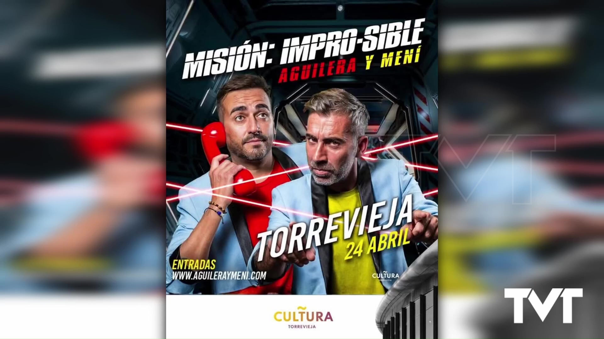 Imagen de Aguilera y Mení: Misión Impro-sible nos espera en el Auditorio Internacional el 24 de abril de 2026