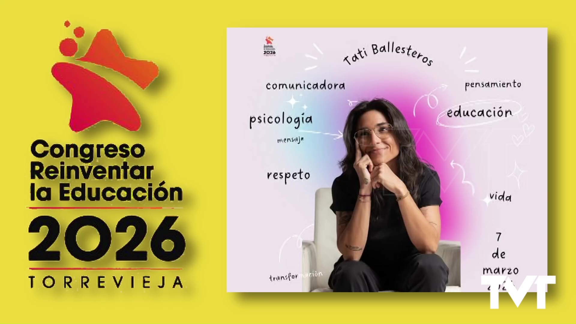 Imagen de Tati Ballesteros. Primera ponente confirmada para el Congreso Reinventar la educación 2026