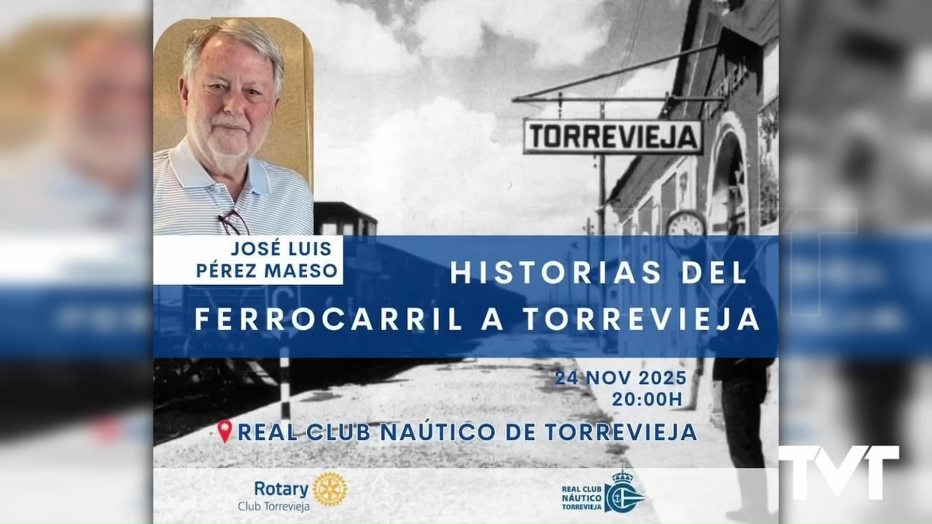 Imagen de Jose Luis Pérez Maeso nos invita a una charla sobre la línea ferroviaria que unió Torrevieja con el resto del país