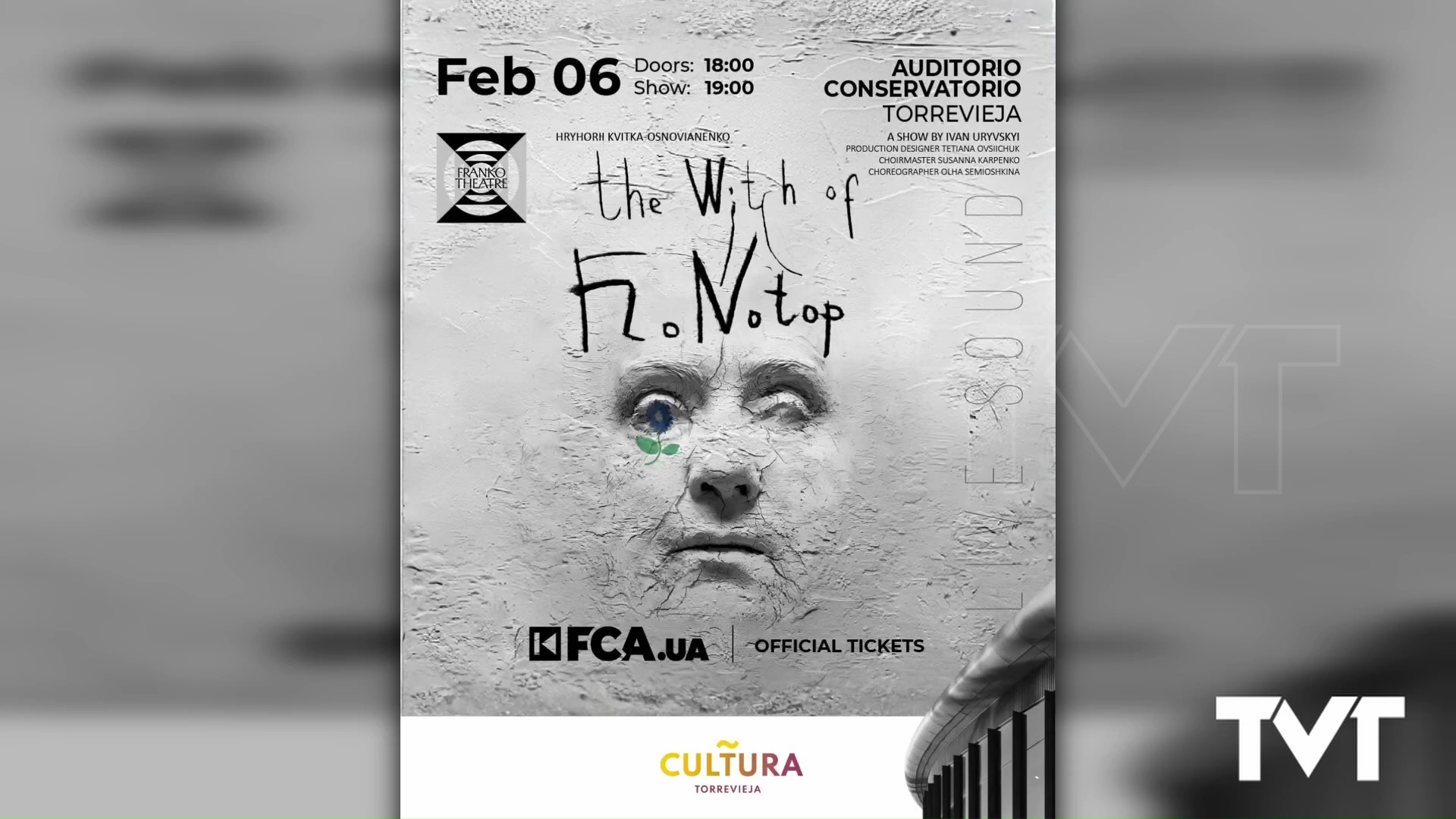 Imagen de «La Bruja de Konotop» se presentará en el Auditorio el 6 de febrero de 2026