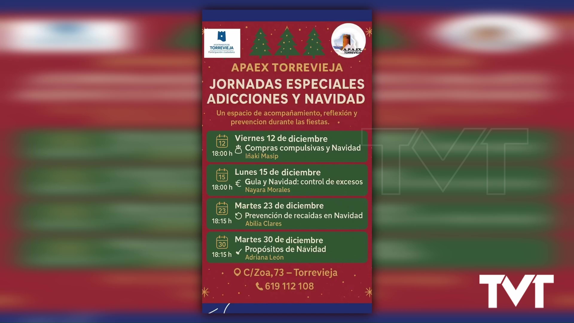 Imagen de APAEX organiza unas jornadas para ofrecer acompañamiento, reflexión y prevención durante las Navidades