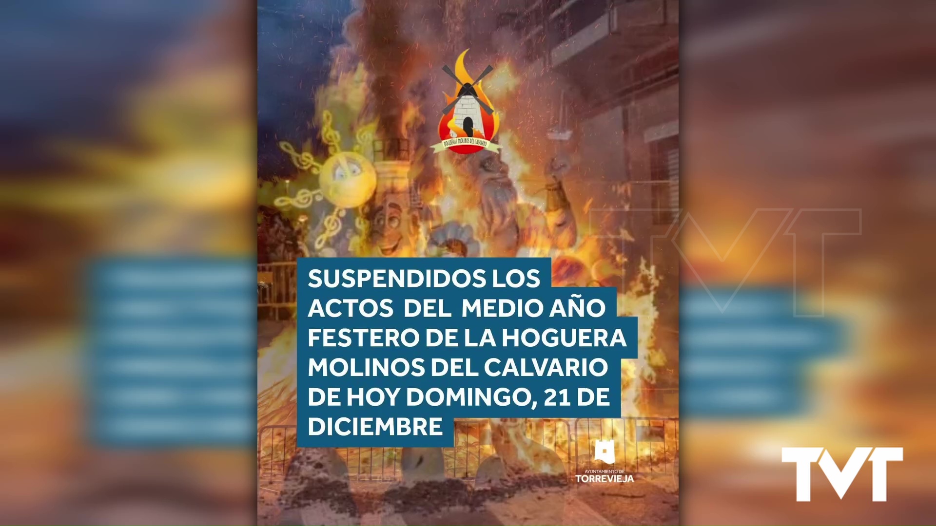 Imagen de Cancelados los actos del medio año festero por trabas burocráticas, según la Comisión de la Hoguera Molinos del Calvario