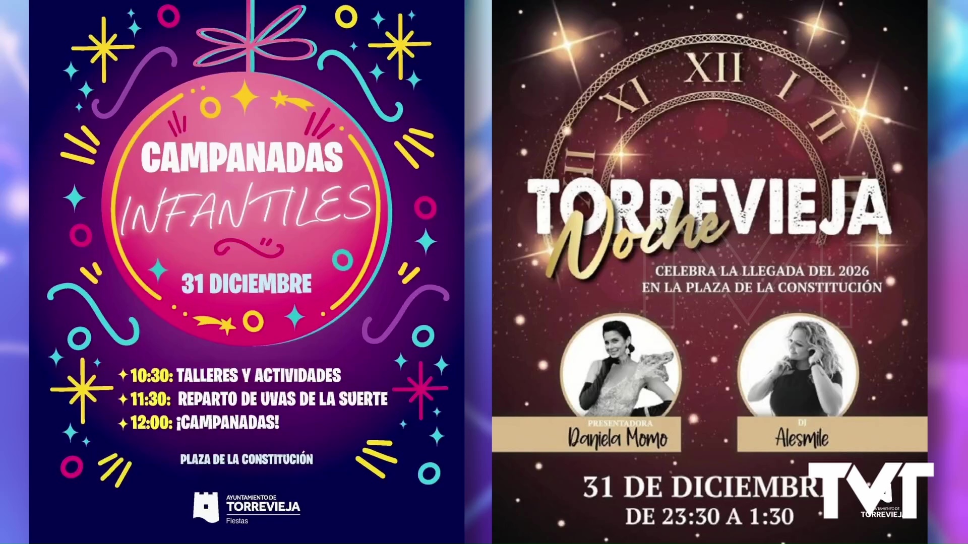 Imagen de Torrevieja preparada para despedir el 2025 y dar la bienvenida al 2026 en la Plaza de la Constitución