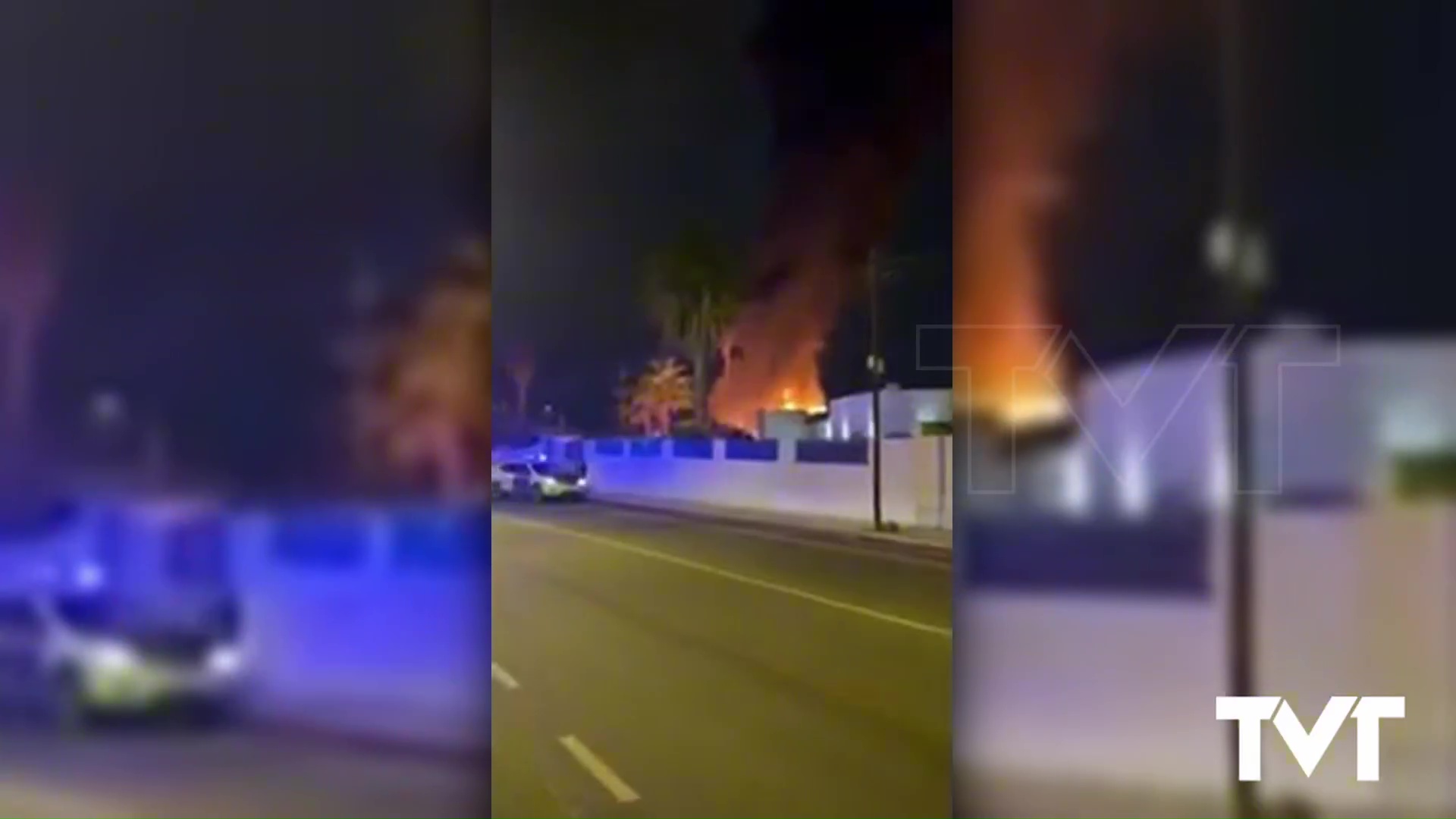 Imagen de Nochevieja con incendio en una autocaravana
