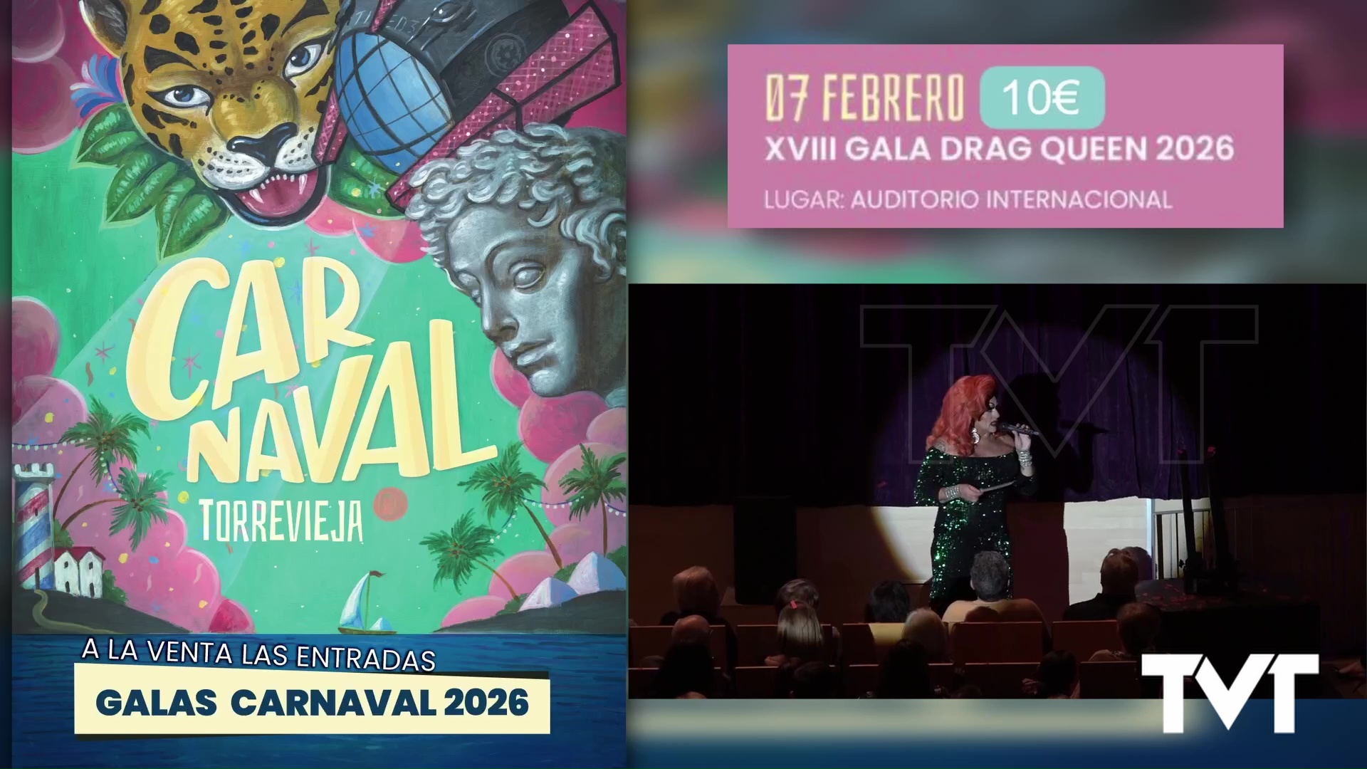 Imagen de Ya están a la venta las entradas para las Galas del Carnaval de Torrevieja 2026
